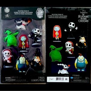 Just Play brand Disney’s The Nightmare Before Christmas Figurine set of 7